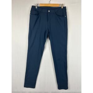 Lululemon ABC Slim Fit 5 Pocket Pant Blue Warpstreme 32" Inseam Men's Size 31